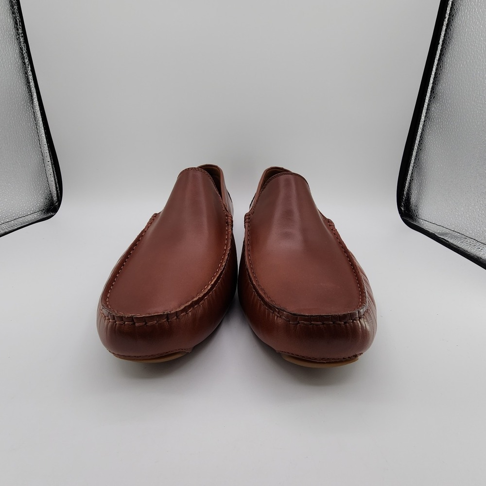 Cole Haan Grand Venetian Driving Shoes Mens 12M Woodbury Gum Leather Loafers NEW - Picture 3 of 11